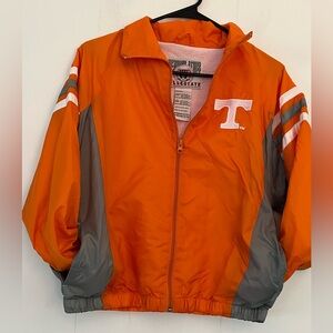 Vintage Tennessee VOLS Orange Gray Nylon Jacket SEC Kid’s Size 10-12